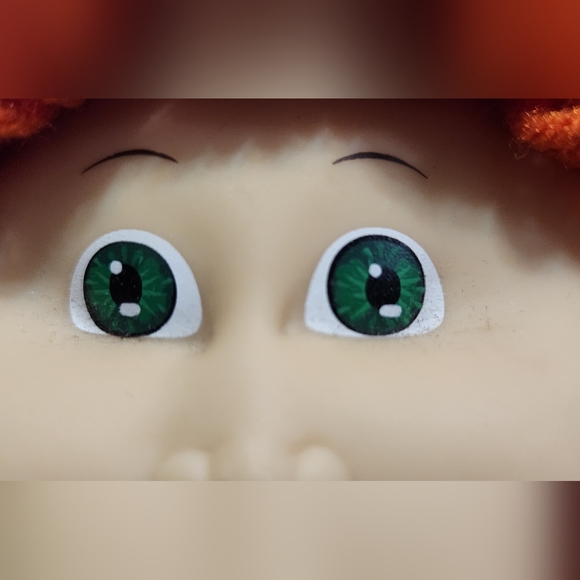 VTG Cabbage patch doll rare red hair pony tails green eyes no freckles 1978 1982 - Picture 2 of 16